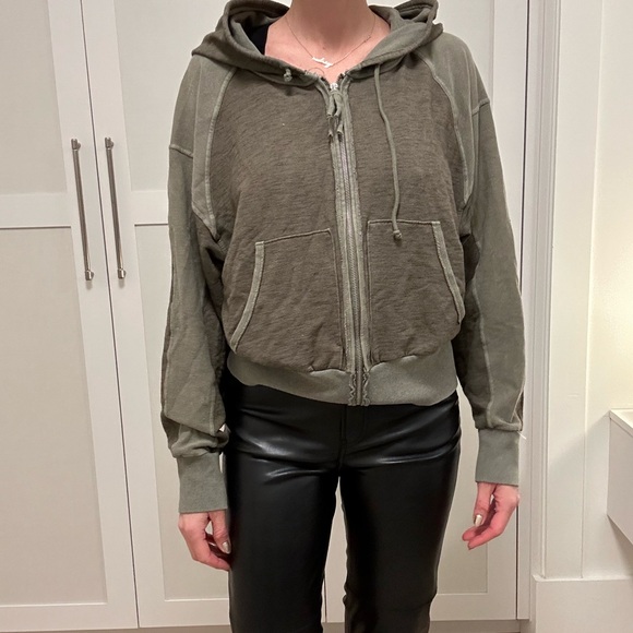 Free People Zip Up Sweater - Picture 2 of 5